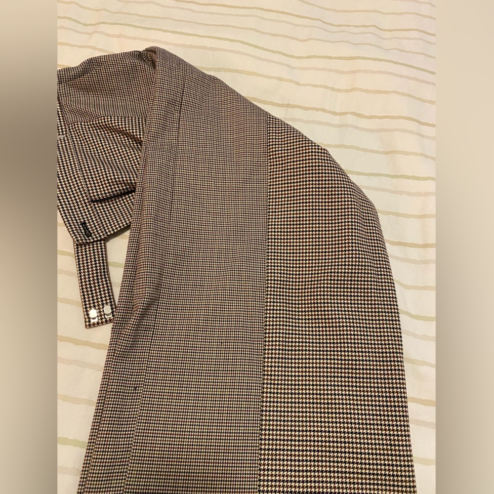 DKNY cropped pants / culottes - brown Houndstooth - Picture 8 of 10